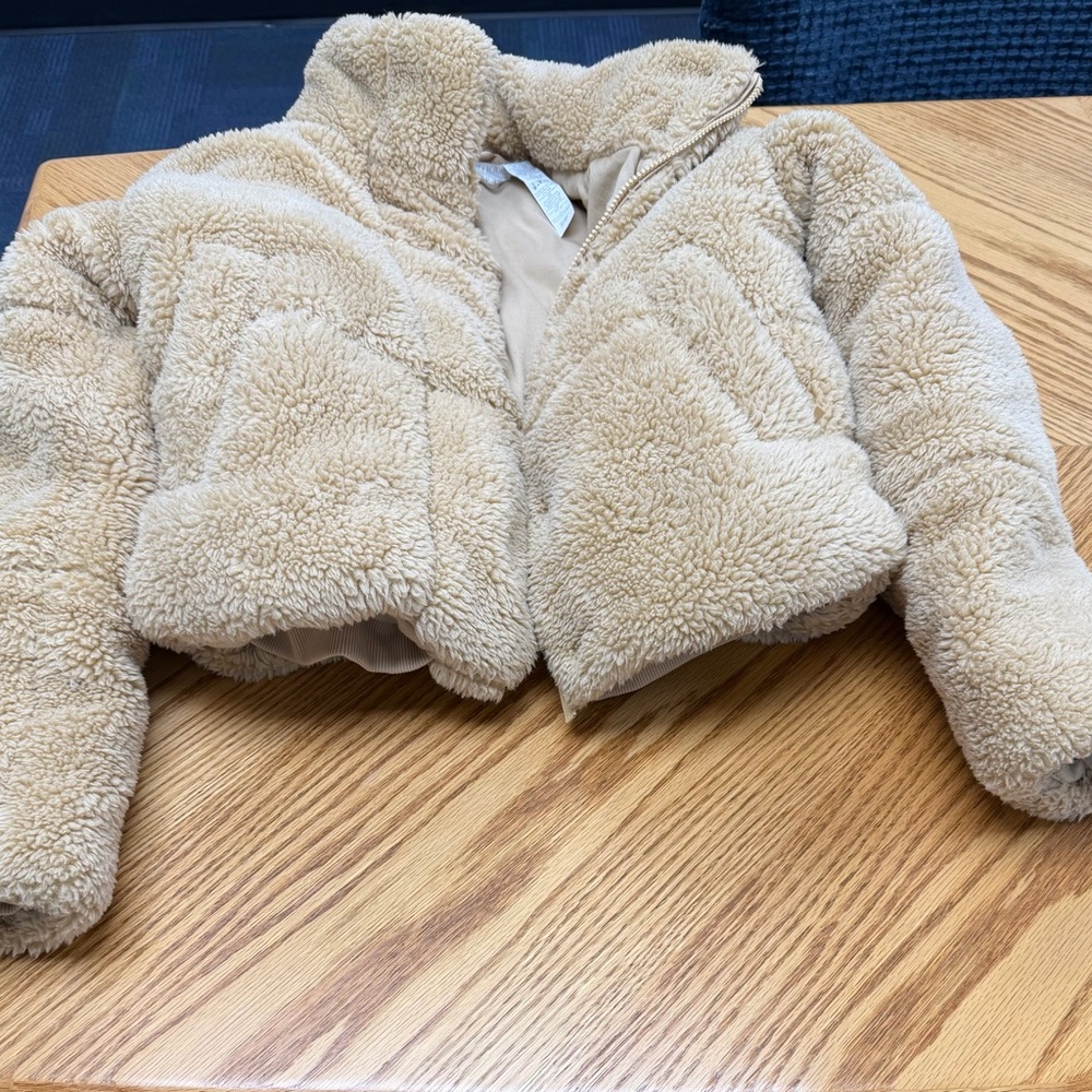 Cozy Tan Sherpa Jacket by Alo